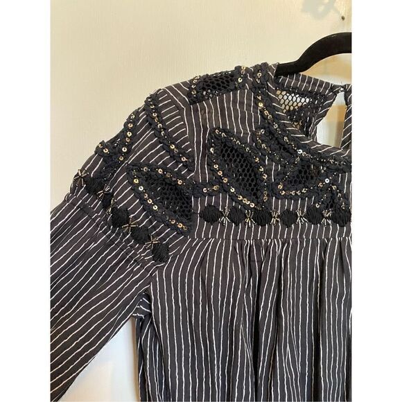 NWT FREE PEOPLE DREAM AWAY EMBROIDERED TOP, szXS - Picture 6 of 13